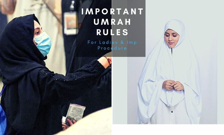 umrah rules for ladies