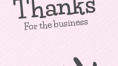 Photo of Business thank you cards