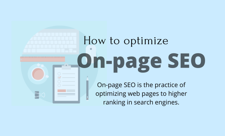 How to optimize on-page SEO