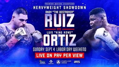 Photo of Boxing tonight: Undercard, live stream, TV channel, odds, fight time for Ruiz Jr vs Ortiz