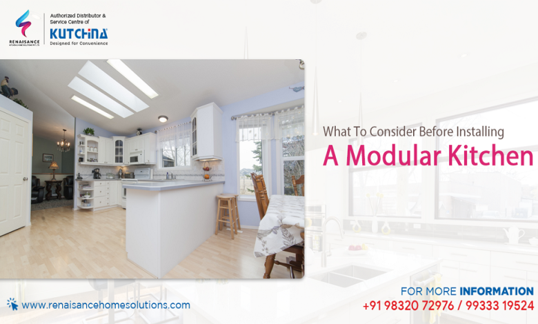 What to consider before installing a modular kitchen