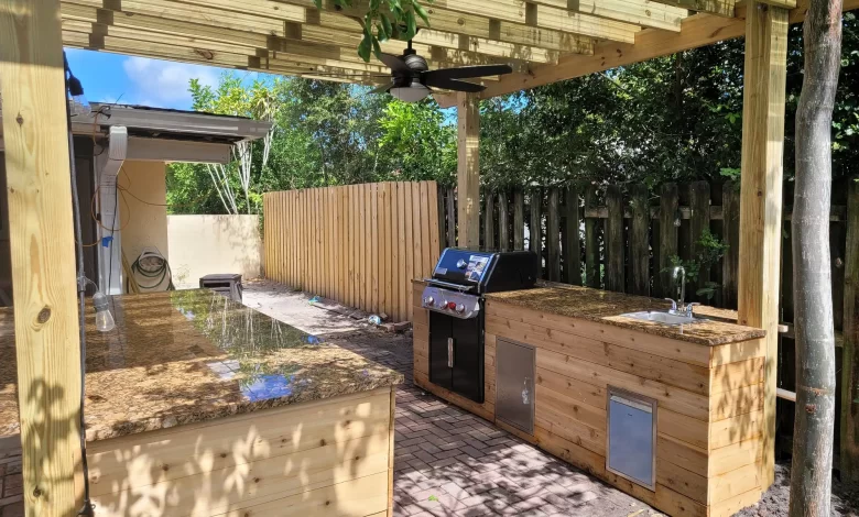 outdoor kitchen construction services